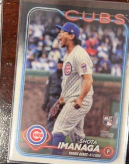 2024 Topps Update Series #US281 Shota Imanaga Rookie Debut — front