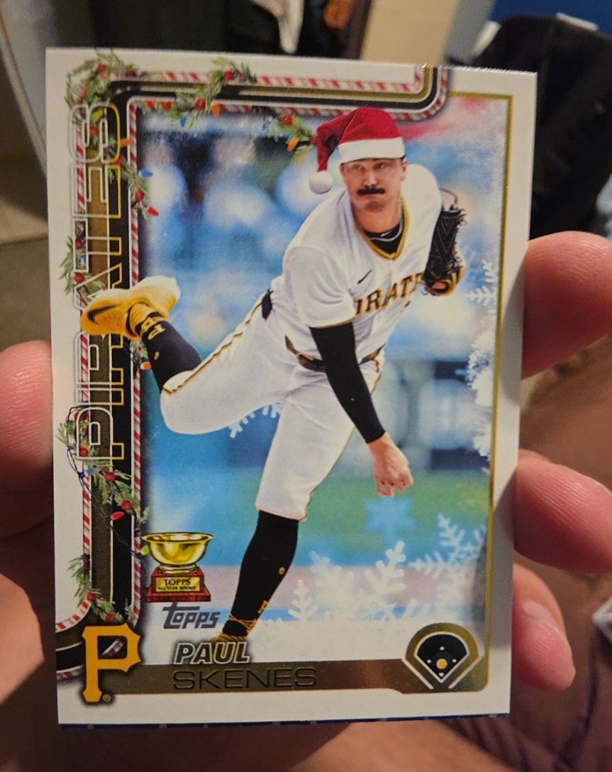 2025 Topps Holiday #H70 Paul Skenes — front