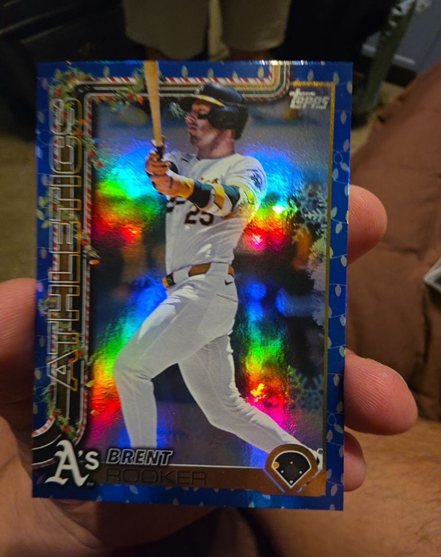 2025 Topps Holiday #H147 Brent Rooker — front