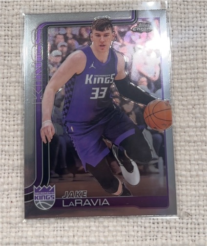 2025-26 Topps Chrome #230 Jake LaRavia — front