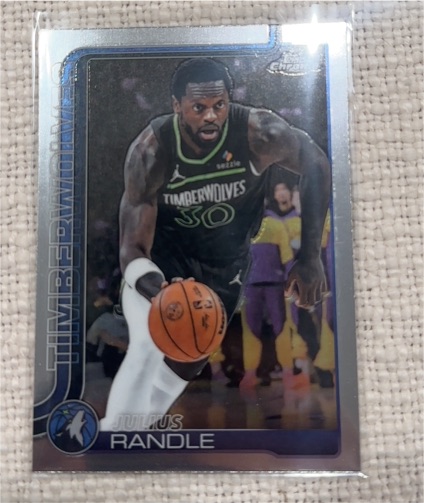 2025-26 Topps Chrome #123 Julius Randle — front
