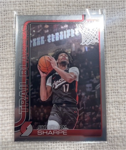 2025-26 Topps Chrome #150 Shaedon Sharpe — front