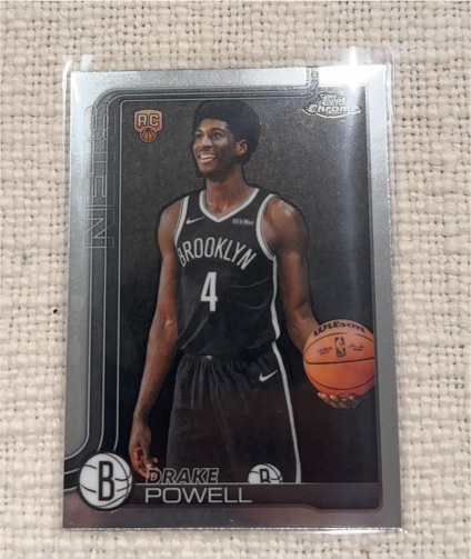 2025-26 Topps Chrome #272 Drake Powell — front