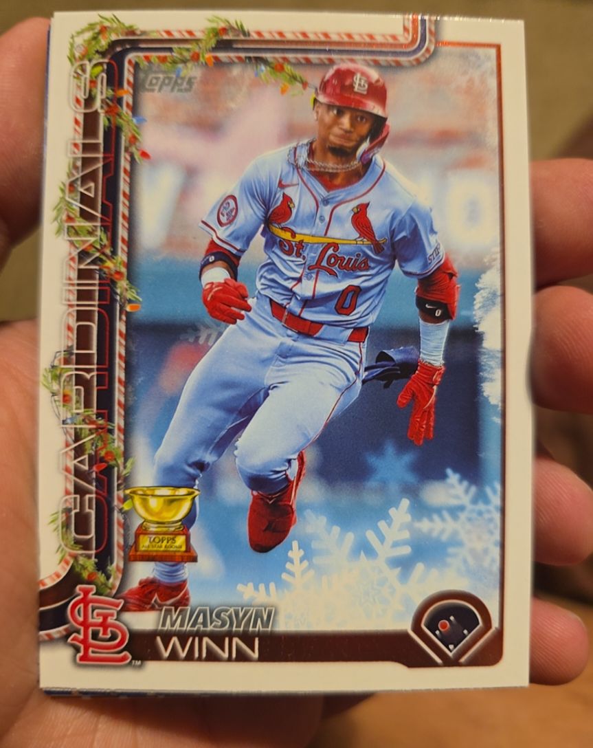 2025 Topps Holiday #H193 Masyn Winn — front