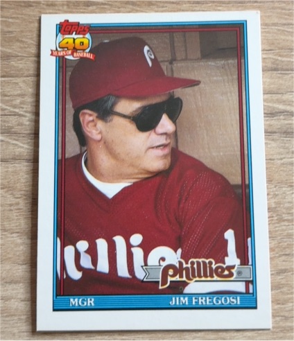 1991 Topps Traded #43T Jim Fregosi Philadelphia Phillies — front