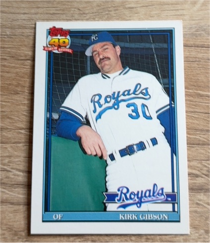 1991 Topps Traded #46T Kirk Gibson — front