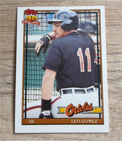 1991 Topps Traded #47T Leo Gomez — front