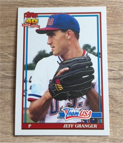 1991 Topps Traded #49T Jeff Granger Team USA — front