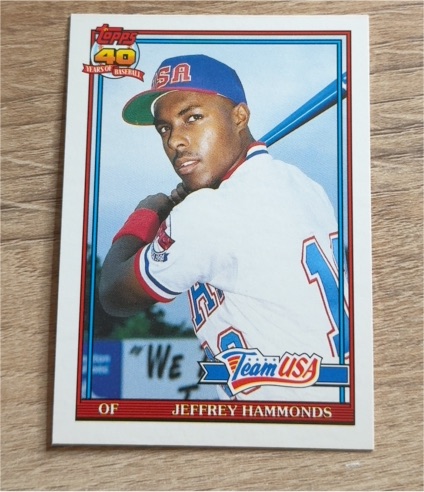 1991 Topps Traded #51T Jeffrey Hammonds — front