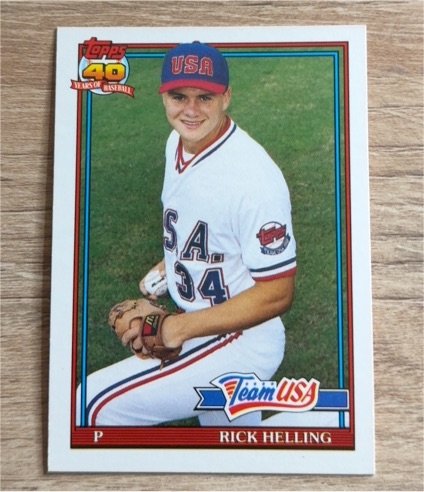 1991 Topps Traded #54T Rick Helling — front