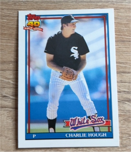 1991 Topps Traded #56T Charlie Hough — front