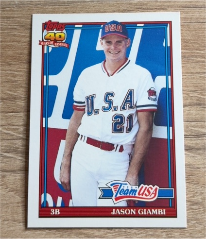 1991 Topps Traded #45T Jason Giambi — front