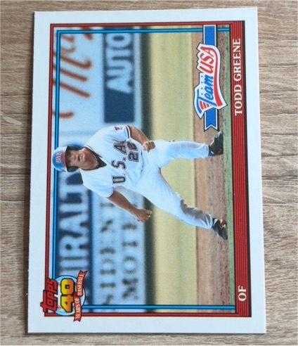 1991 Topps Traded #50T Todd Greene Team USA — front