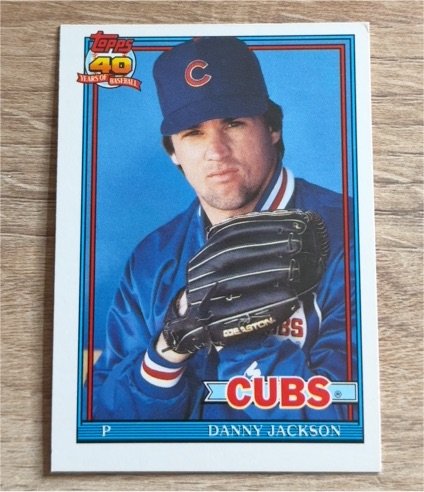1991 Topps Traded #59T Danny Jackson — front