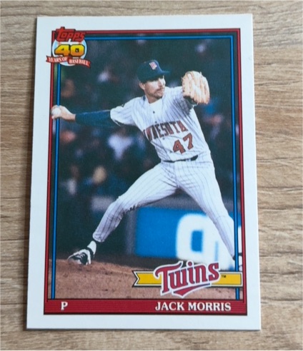 1991 Topps Traded #82T Jack Morris — front