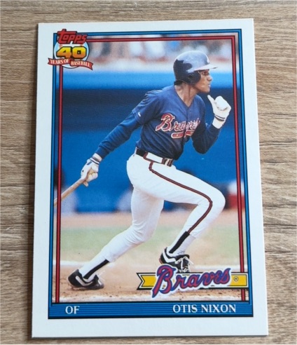1991 Topps Traded #84T Otis Nixon — front