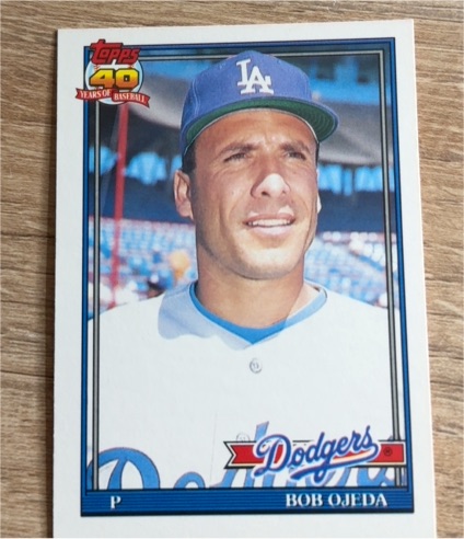 1991 Topps Traded #86T Bob Ojeda — front