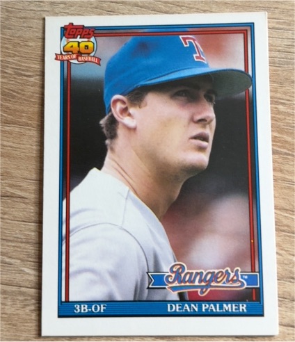 1991 Topps Traded #88T Dean Palmer — front