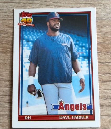 1991 Topps Traded #89T Dave Parker — front