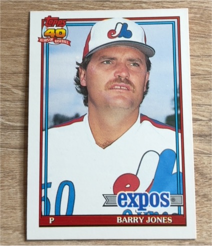 1991 Topps Traded #64T Barry Jones — front
