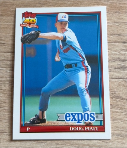 1991 Topps Traded #92T Doug Piatt — front