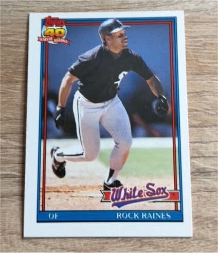1991 Topps Traded #94T Rock Raines — front