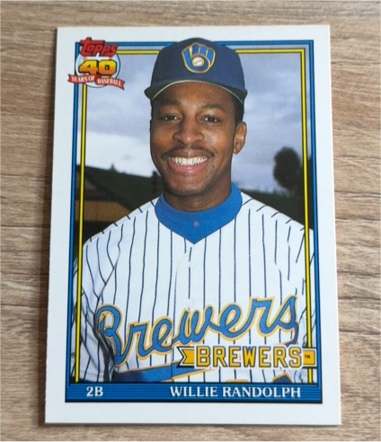 1991 Topps Traded #95T Willie Randolph — front