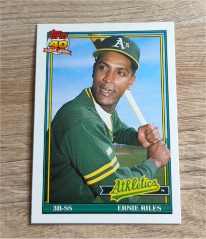 1991 Topps Traded #97T Ernie Riles — front