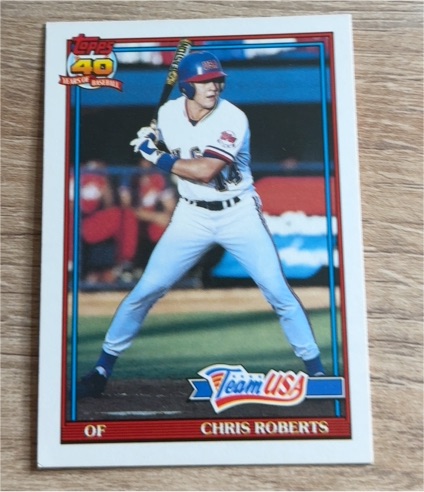 1991 Topps Traded #98T Chris Roberts — front