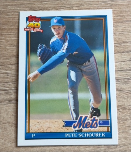 1991 Topps Traded #106T Pete Schourek — front