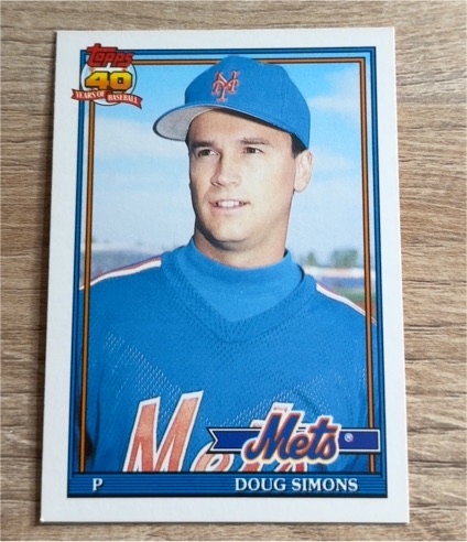 1991 Topps Traded #109T Doug Simons — front