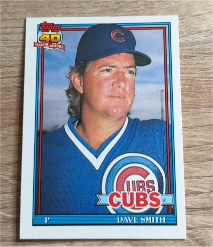 1991 Topps Traded #110T Dave Smith — front