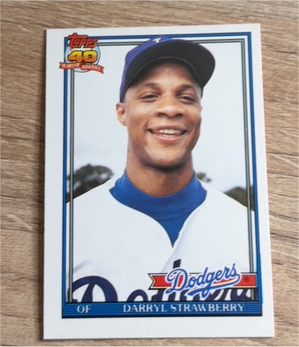 1991 Topps Traded #114T Darryl Strawberry — front