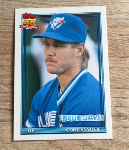 1991 Topps Traded #111T Cory Snyder — front