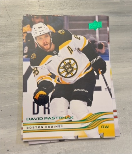 2025-26 Upper Deck Series 1 #7 David Pastrnak — front
