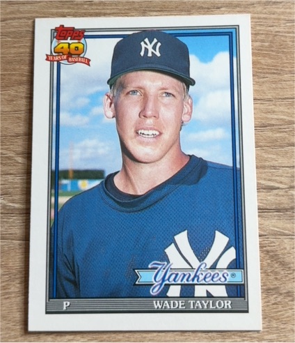 1991 Topps Traded #117T Wade Taylor — front
