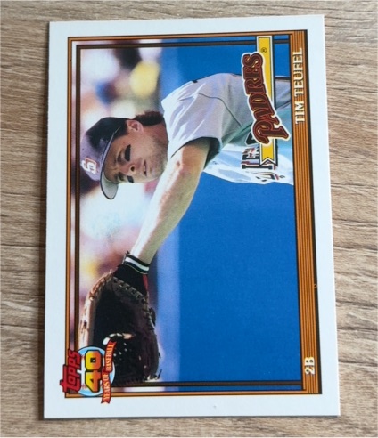 1991 Topps Traded #120T Tim Teufel — front