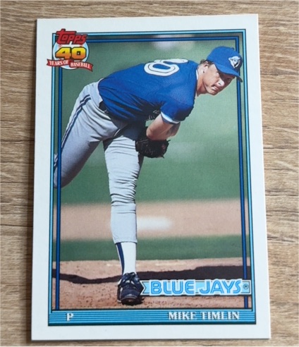 1991 Topps Traded #121T Mike Timlin — front