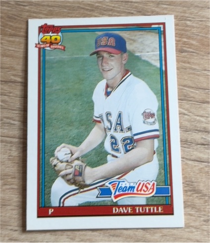 1991 Topps Traded #122T Dave Tuttle Team USA — front
