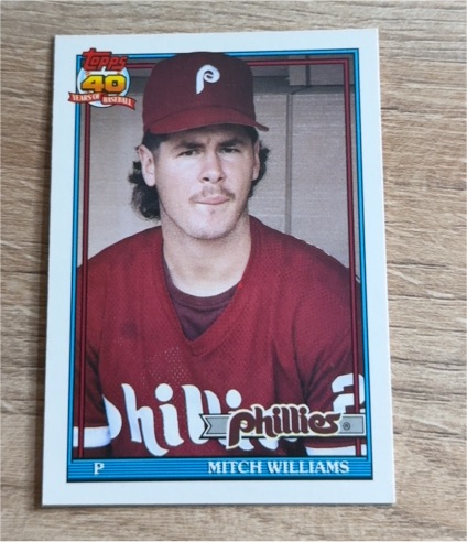 1991 Topps Traded #127T Mitch Williams — front