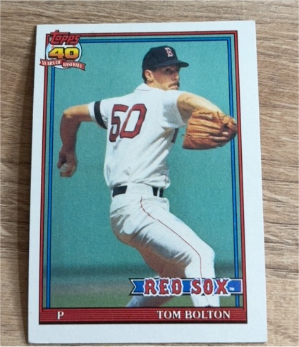 1991 Topps #37 Tom Bolton — front