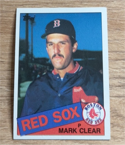 1985 Topps #207 Mark Clear — front