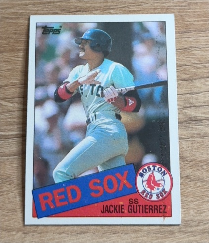 1985 Topps #65 Jackie Gutierrez — front