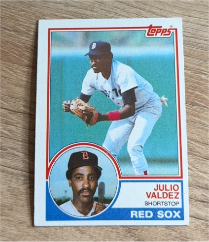1983 Topps #628 Julio Valdez — front