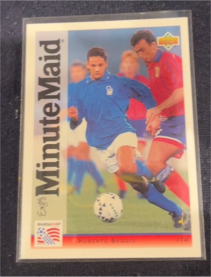 1994 Upper Deck Minute Maid World Cup #13 Roberto Baggio — front