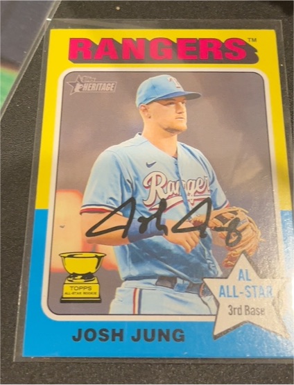 2024 Topps Heritage #298 Josh Jung — front