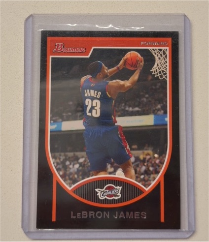 2007 Bowman #23 LeBron James — front