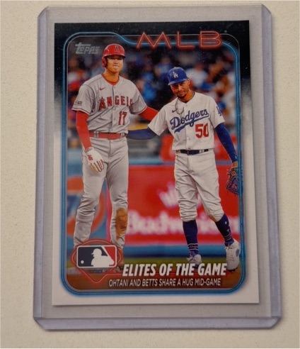 2024 Topps #138 Elites of the Game Shohei Ohtani & Mookie Betts — front