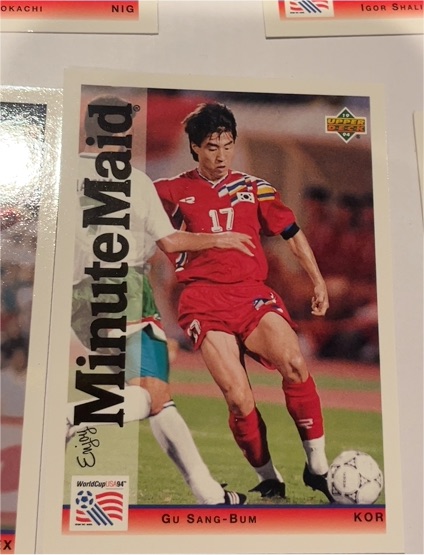 1994 Upper Deck World Cup #12 Gu Sang-Bum — front