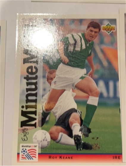 1994 Upper Deck World Cup Minute Maid #15 Roy Keane — front